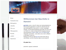 Tablet Screenshot of gas-holle.com